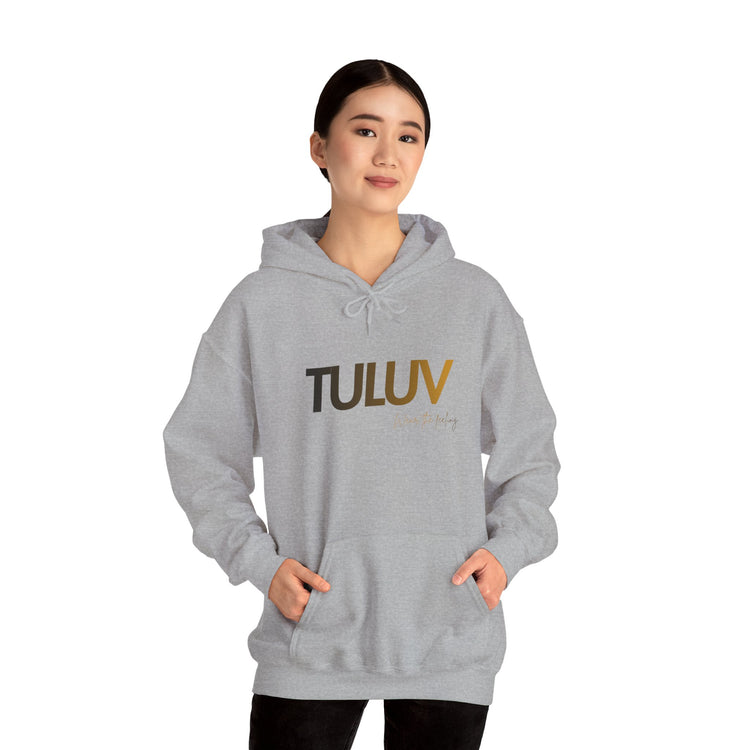 Tuluv Logo Hoodie — Minimalist White Pullover - TULUV