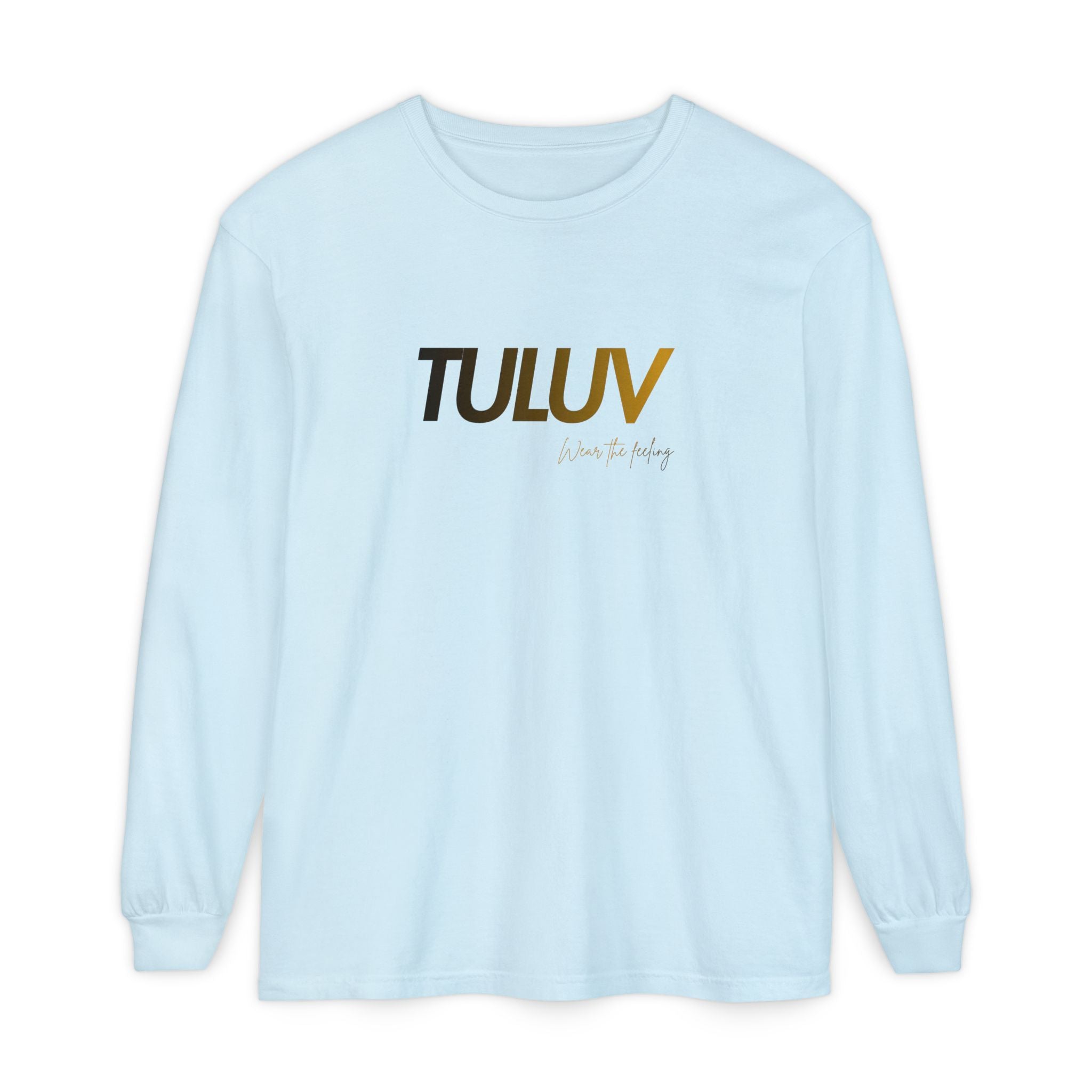 TULUV Long Sleeve Tee — Minimal Logo Graphic Shirt - TULUV